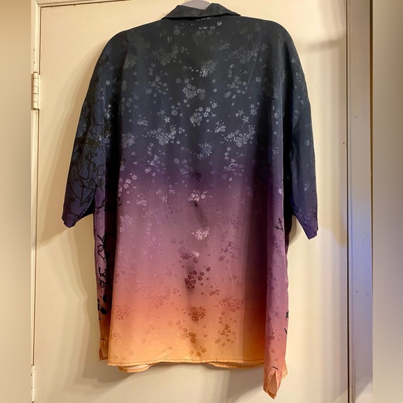 Asos, Heart&Dagger ombre shirt with tree print 42-44 - Picture 2 of 7